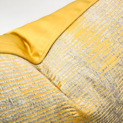 Alina Square Throw Pillow - Close Up Of Detailing - Multicolor