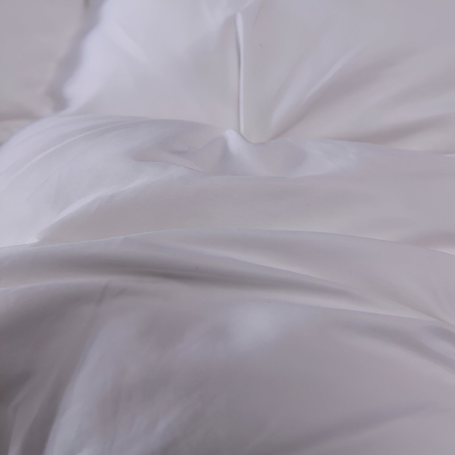 All Season Quilted Goose Down Comforter - Close Up - White