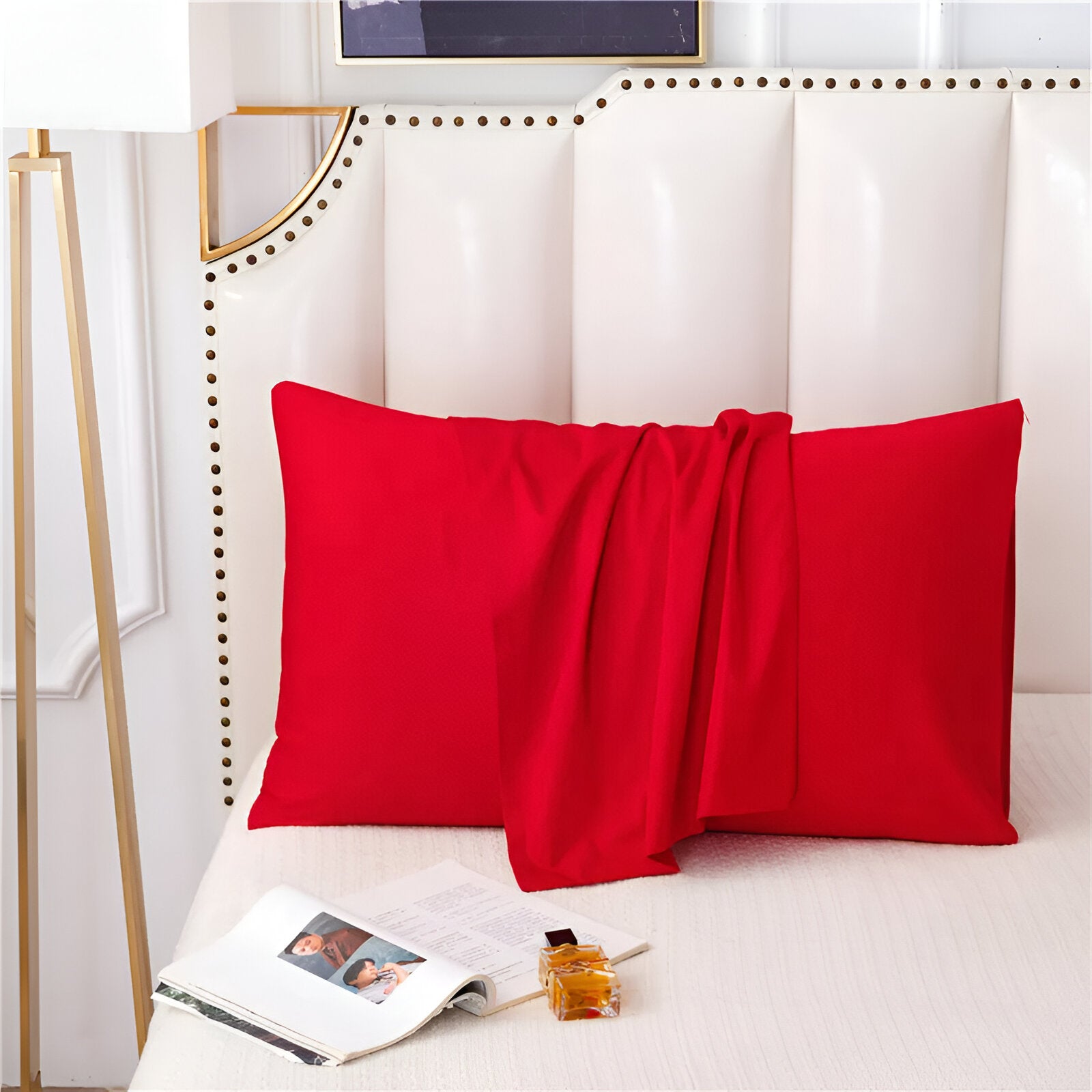 Amber Cotton Pillowcase Set (Set of 2) - Egyptian Cotton Pillowcase - Bellevo Design