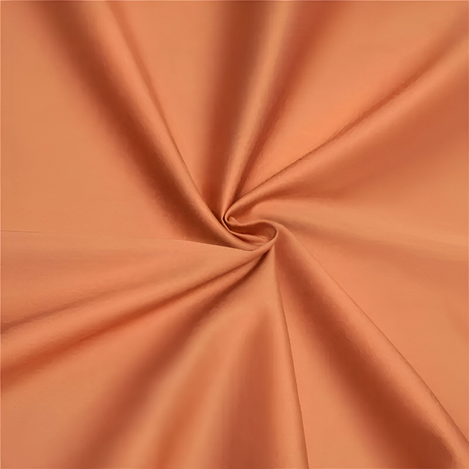 Belle Egyptian Cotton Flat Sheet - Close Up - Coral