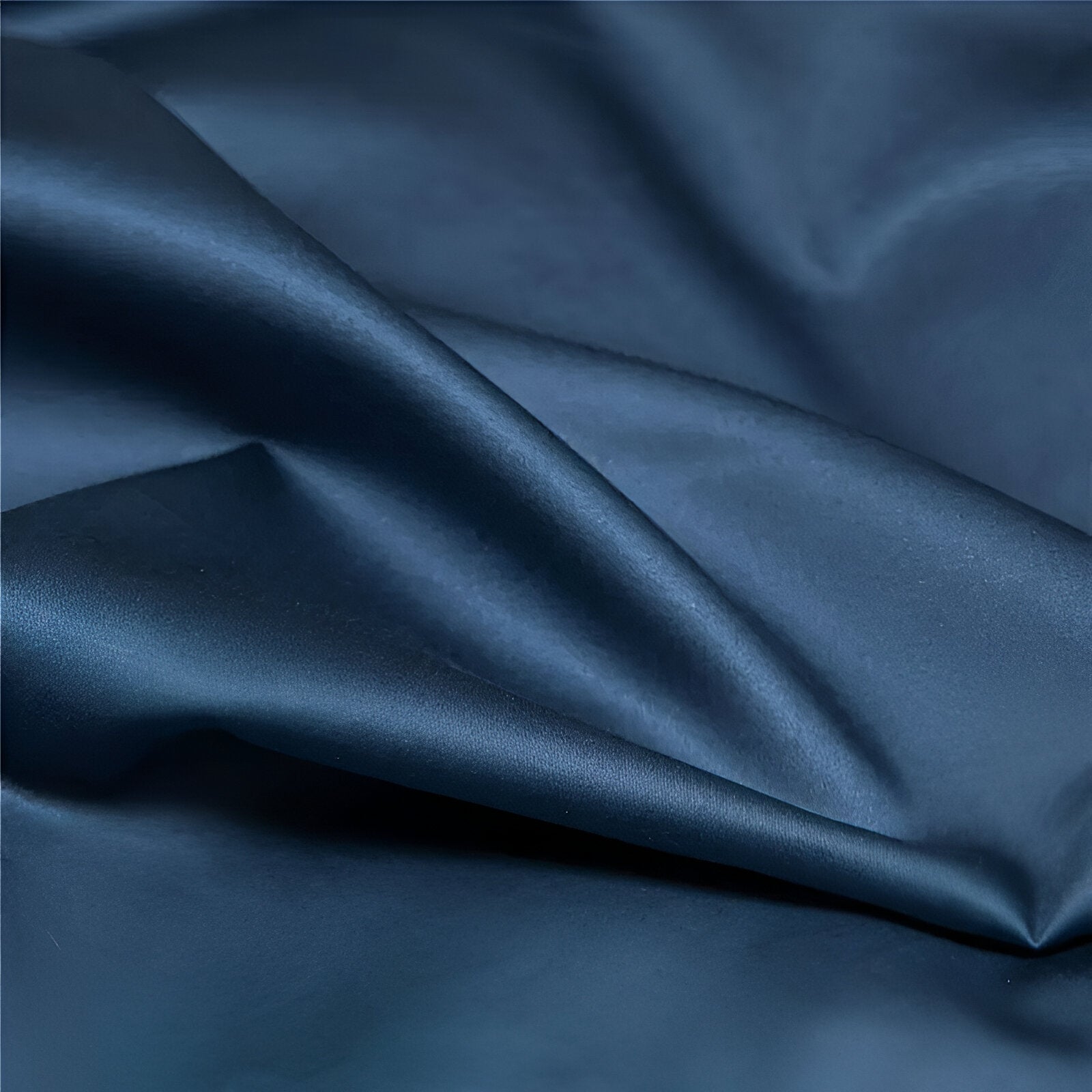 Belle Egyptian Cotton Flat Sheet - Close Up - Blue