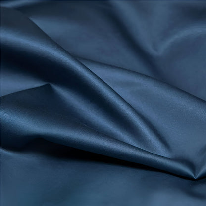 Belle Egyptian Cotton Flat Sheet - Close Up - Blue