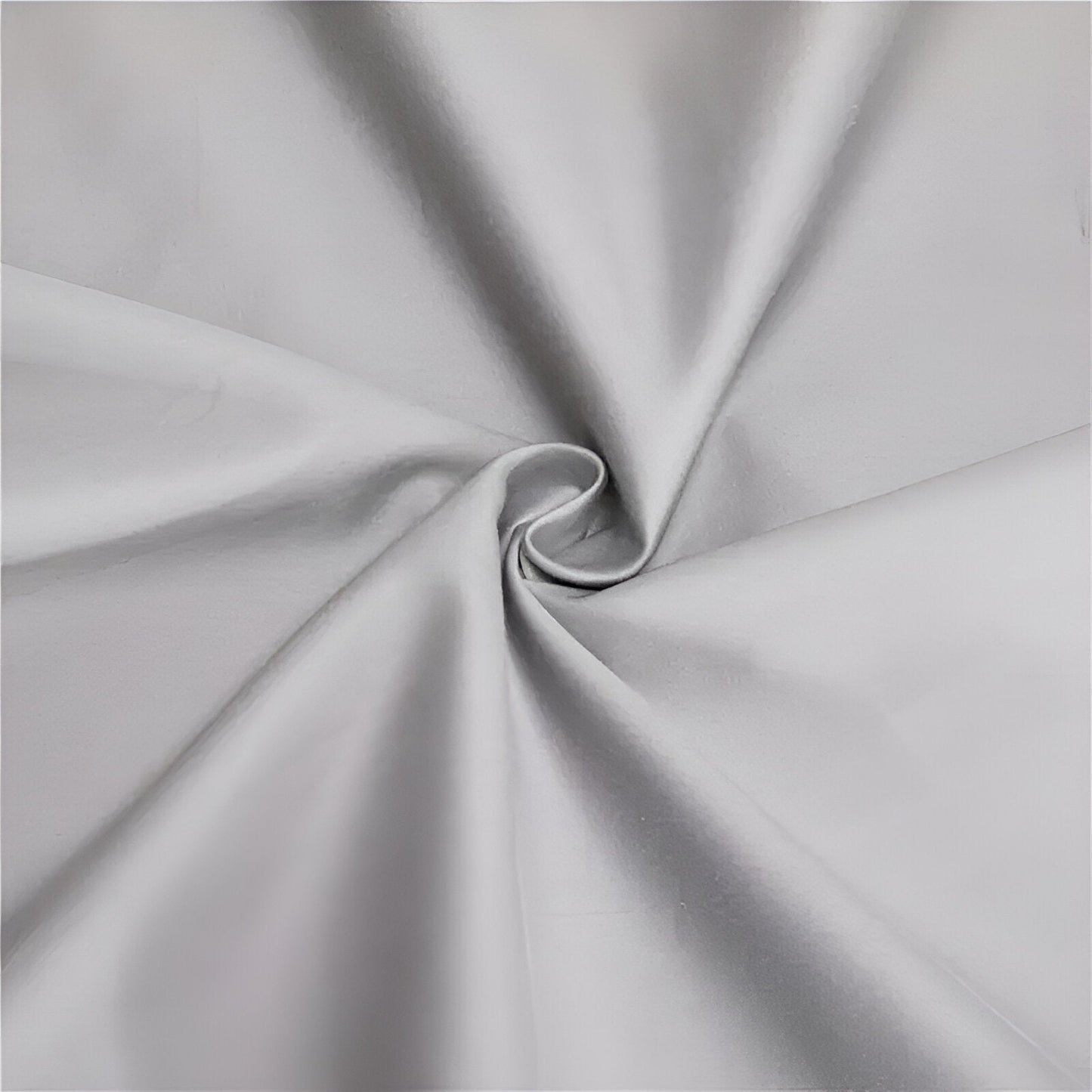 Belle Egyptian Cotton Flat Sheet - Close Up - Silver