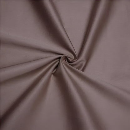 Belle Egyptian Cotton Flat Sheet - Close Up - Brown