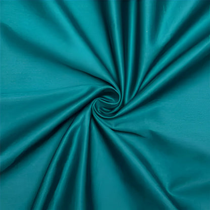 Belle Egyptian Cotton Flat Sheet - Close Up Of Detailing - Teal