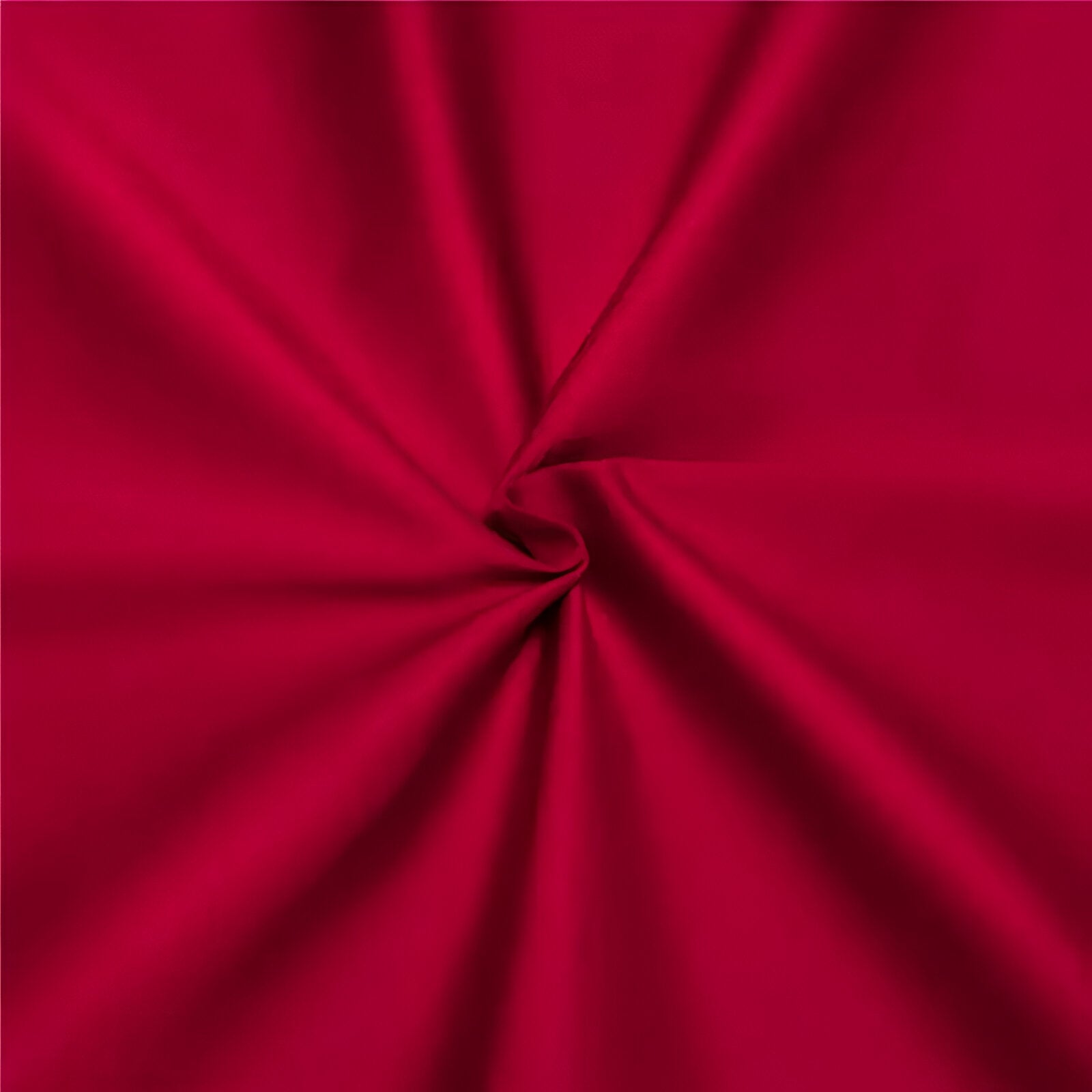 Belle Egyptian Cotton Flat Sheet - Close Up - Red