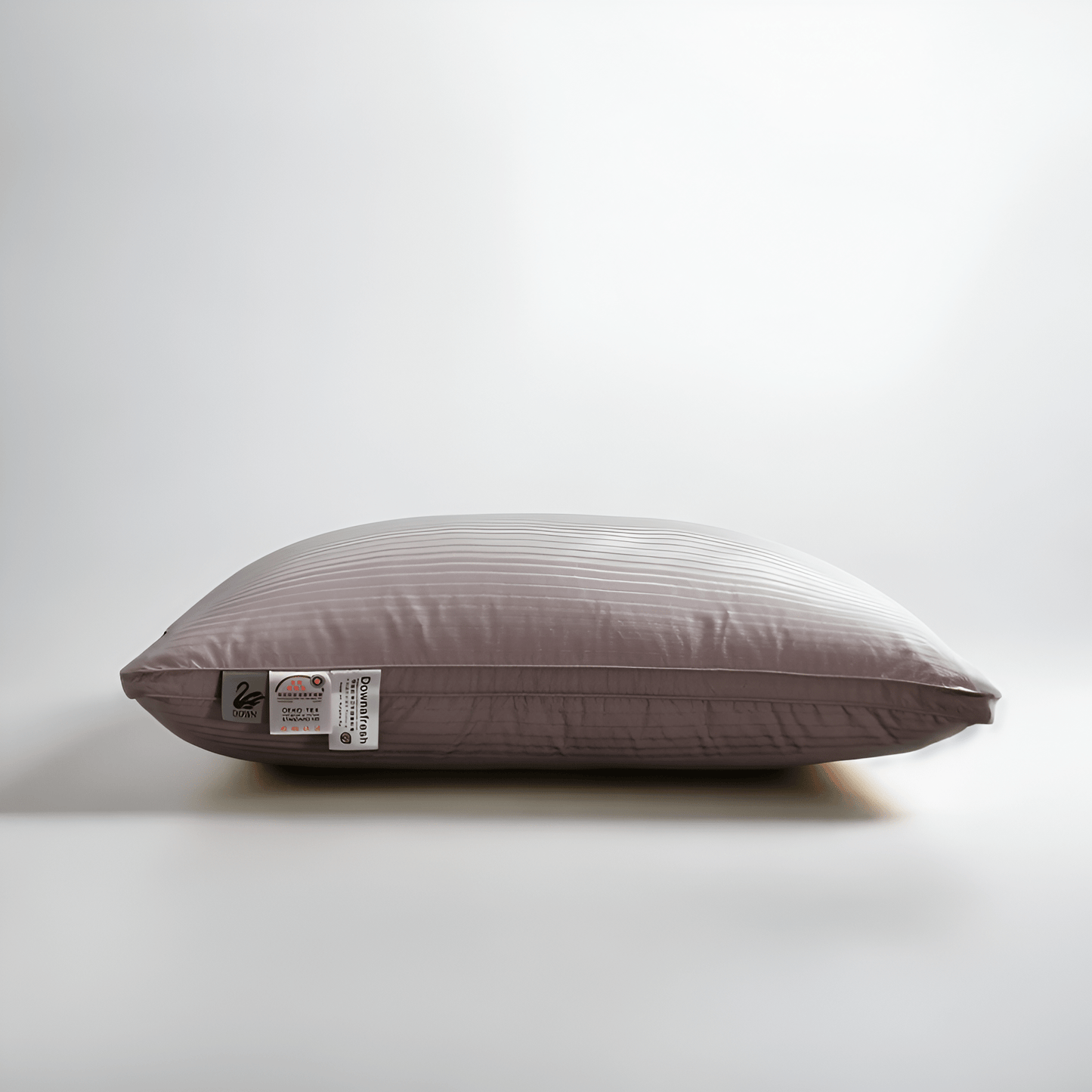 Down Alternative Firm Support Pillow - Front Side View - Main Product Image - Mauve