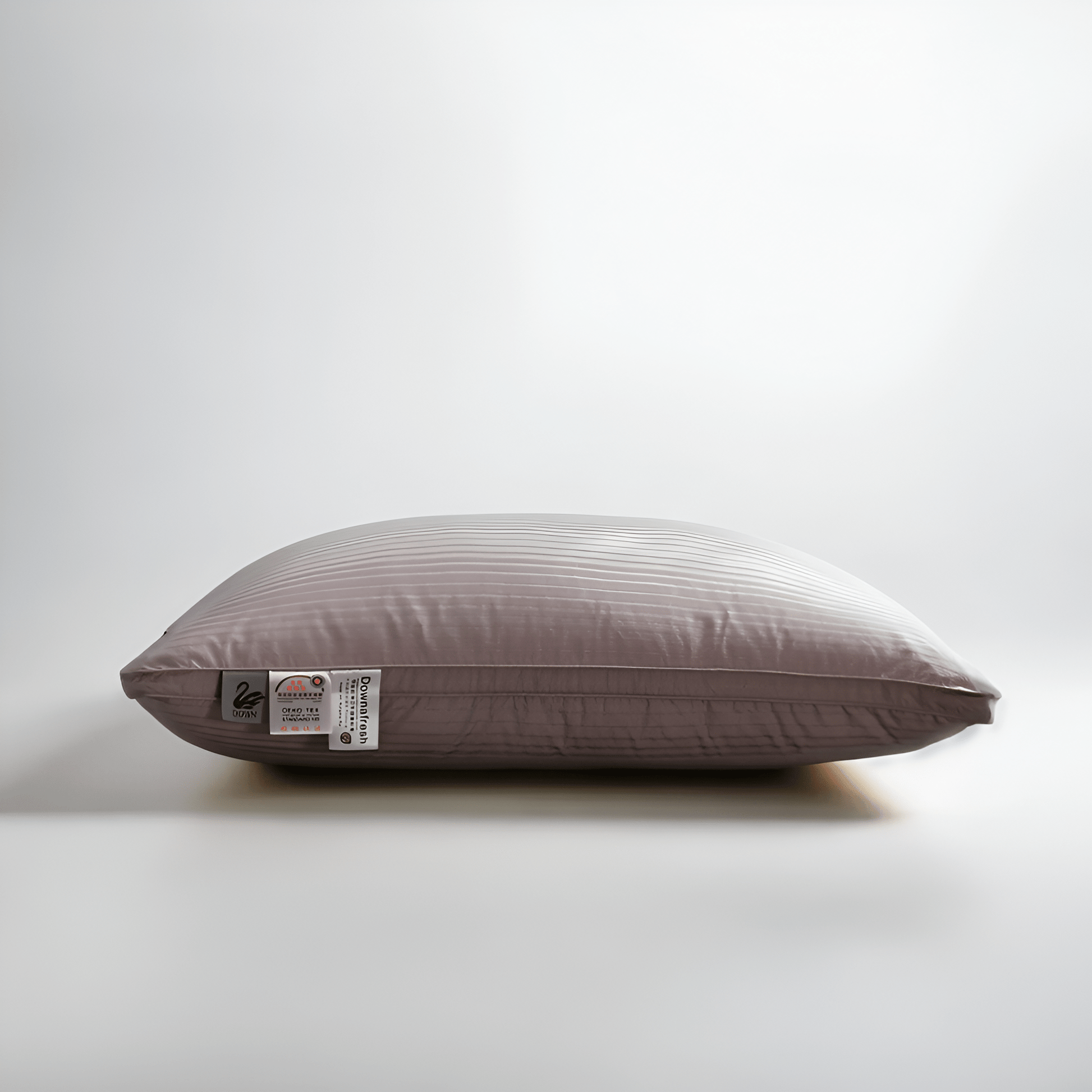 Down Alternative Firm Support Pillow - Front Side View - Main Product Image - Mauve