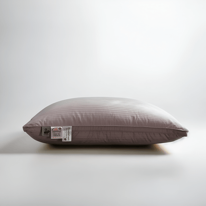 Down Alternative Firm Support Pillow - Front Side View - Main Product Image - Mauve