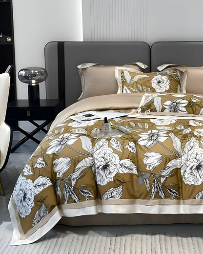 Eloise Egyptian Cotton Bedding Set - Egyptian Cotton Bedding Set - Bellevo Design