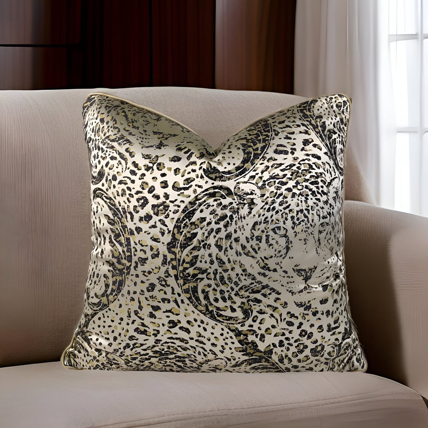 Kaylee Square Throw Pillow - Front Side View - Main Product Image - Multicolor