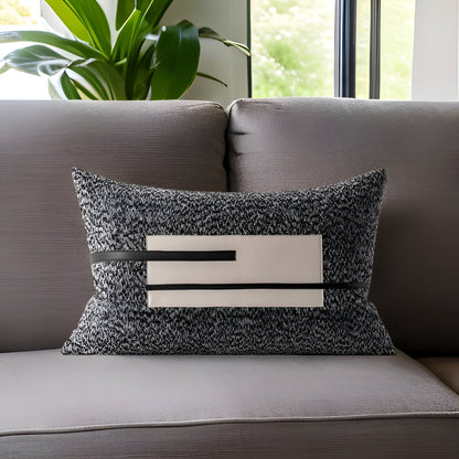 Layla Rectangular Throw Pillow - Front Side View - Main Product Image - Multicolor