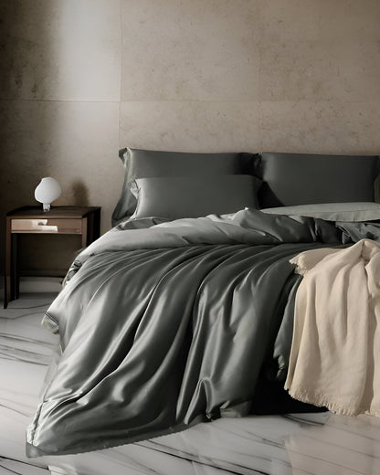 Leah Cotton Bedding Set - Egyptian Cotton Bedding Set - Bellevo Design
