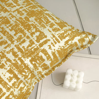 Melody Square Throw Pillow - Close Up - Multicolor