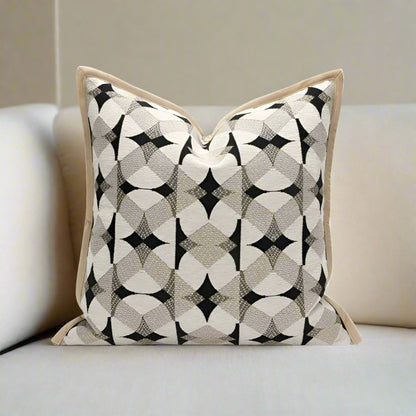 Mila Square Throw Pillow - Front Side View - Main Product Image - Multicolor