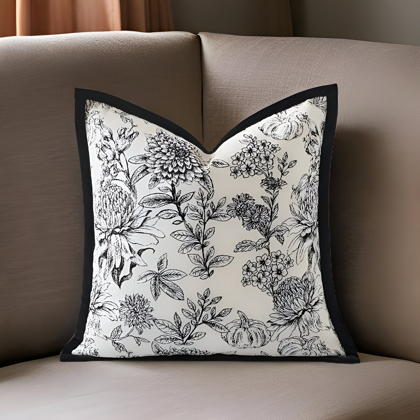 Naomi Square Throw Pillow - Front Side View - Main Product Image - Multicolor