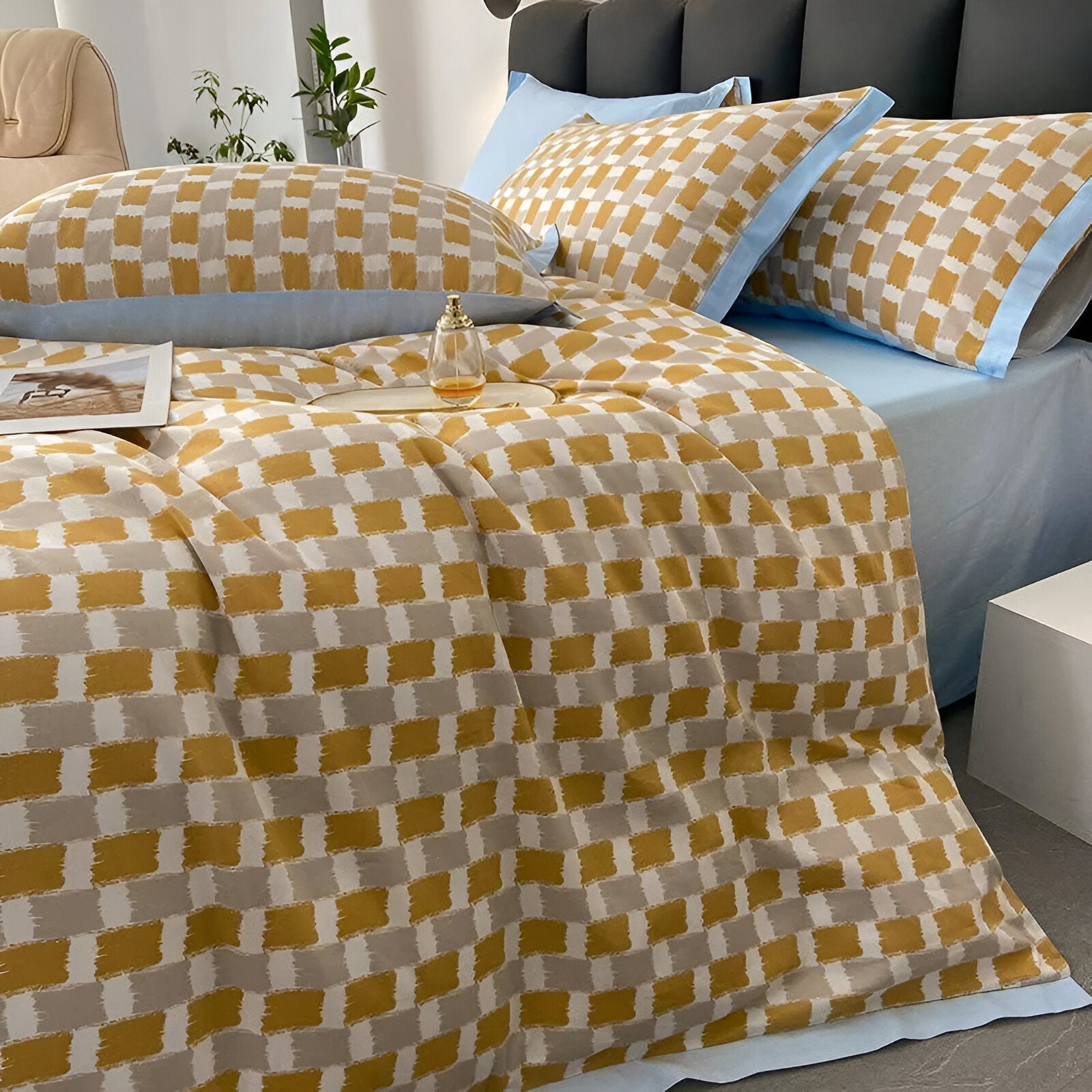 Neela Cotton Bedding Set - Cotton Bedding Set - Bellevo Design