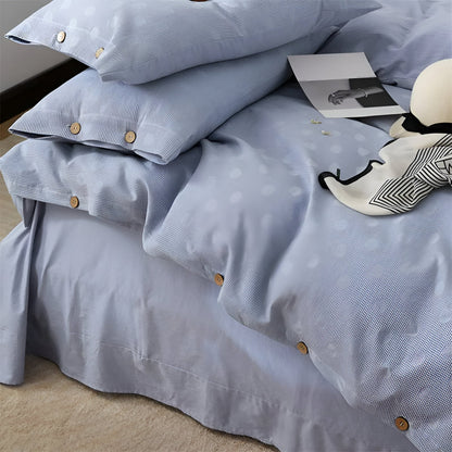 Nina Cotton Bedding Set - Waffle Weave Bedding Set - Bellevo Design