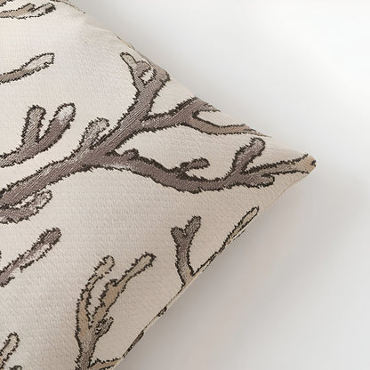 Olivia Square Throw Pillow - Close Up Of Detailing - Multicolor