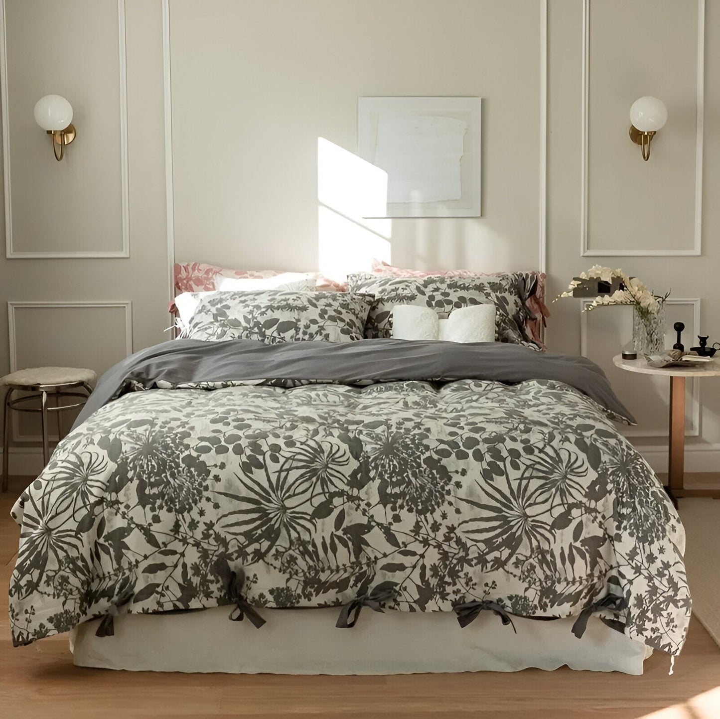 Ophelia Washed Cotton Bedding Set - Washed Cotton Bedding Set - Bellevo Design