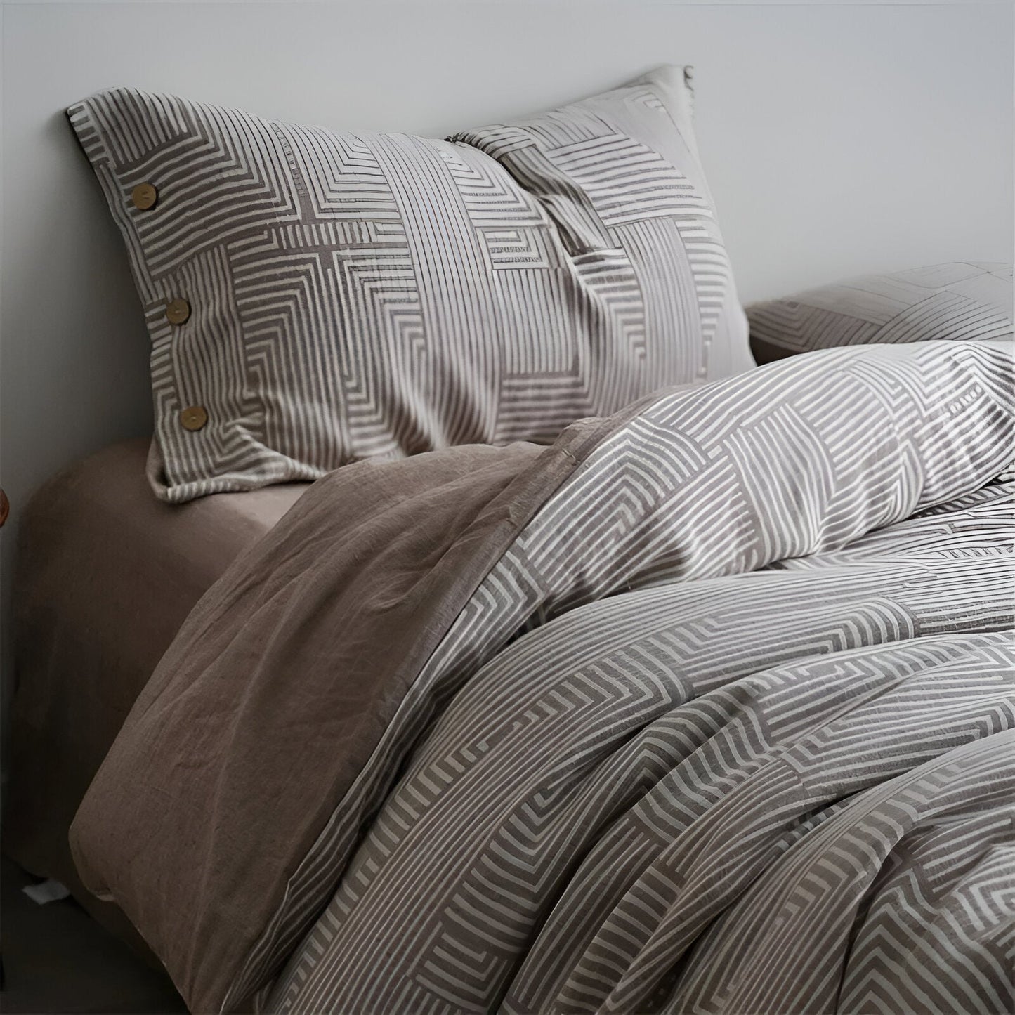 Rebecca Linen Bedding Set - Cotton Linen Bedding Set - Bellevo Design