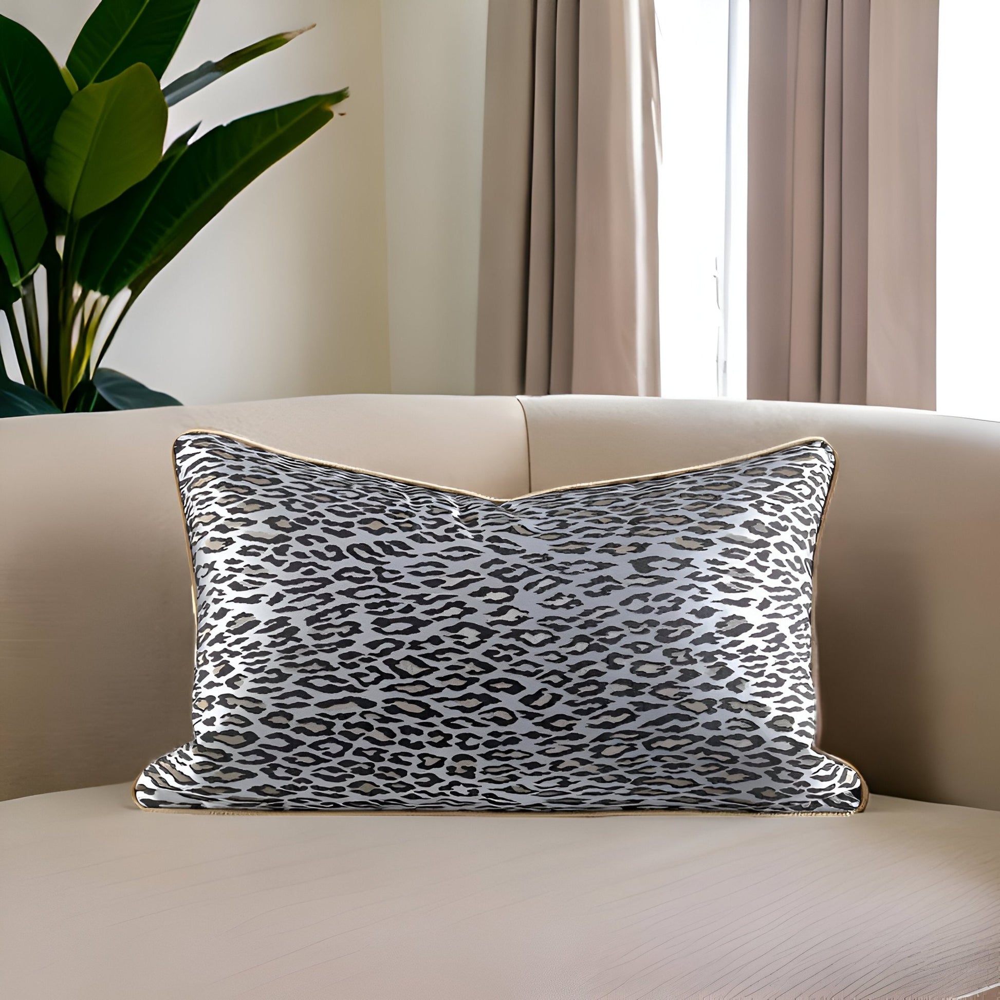 Sofia Lumbar Throw Pillow - Front Side View - Main Product Image - Multicolor