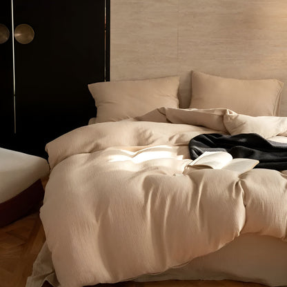 Sylvi Linen Bedding Set - Cotton Linen Bedding Set - Bellevo Design