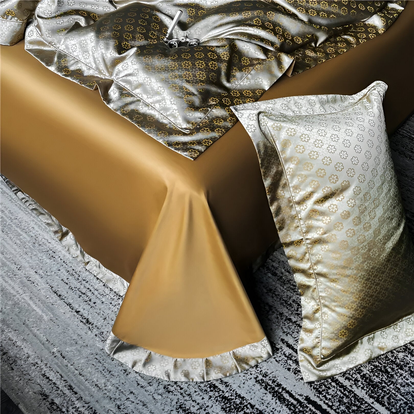 Taylor Satin Bedding Set - Cotton Satin Bedding Set - Bellevo Design