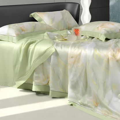 Tessa Bamboo Coverlet Set - Side View - Left Side - Multicolor