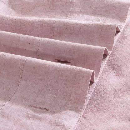 Valerie Cotton Bedding Set - Close Up Of Duvet Cover Detailing - Blush Pink