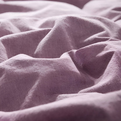 Valerie Cotton Bedding Set - Close Up Of Duvet cover - Pink